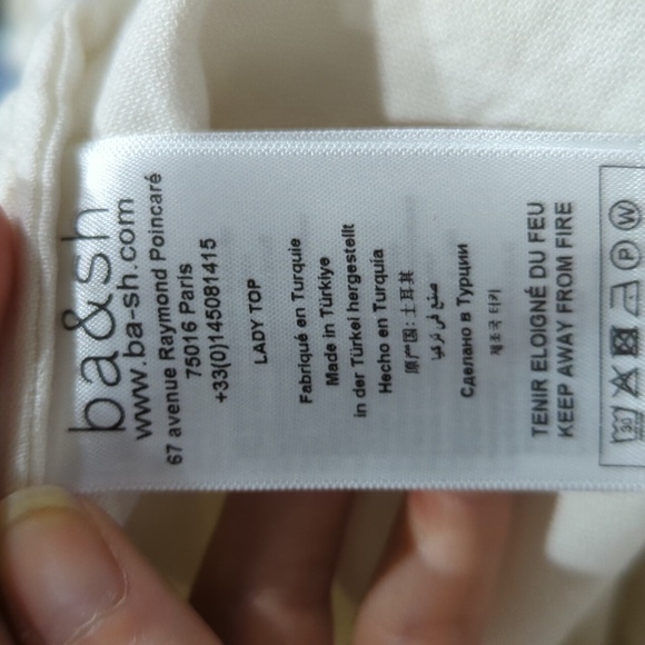 Ba&Sh Raco Ecru Ruffle Blouse - Picture 9 of 12
